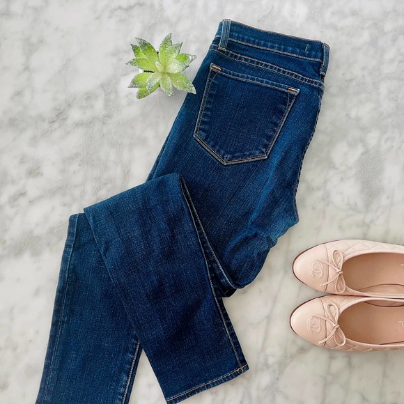 J Brand Denim - J Brand The Skinny Jean Ink 30 Stretch Mid-Rise #811C012 Basic Blue 5 Pockets